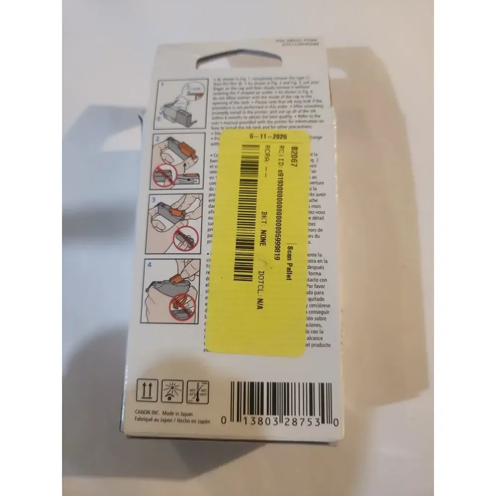 Canon 280 PGBKXL Pigment Ink Tank Genuine TR7520 TR8520 TS6120 TS8120